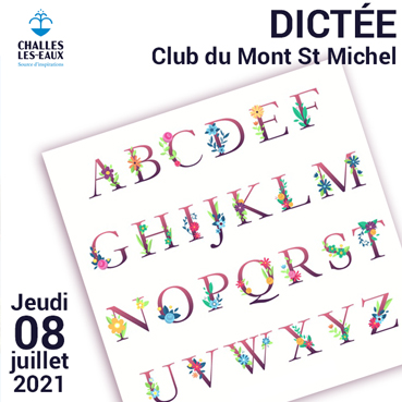 Concours de dictée du Club du Mont St Michel